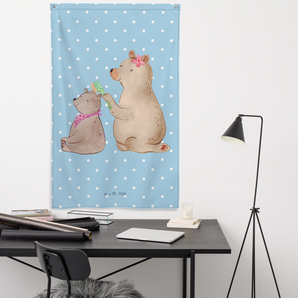 Wandteppich Bär mit Kind Wandbehang, Dekoration, Boho, Wandteppich, Wandtuch, Wanddeko, Tapisserie, Tapestry, Wandbild, Textil-Kunst, Schmuck-Wandbehang, Wand Deko, Kinderzimmer, Kinderzimmer Wand, Kinderzimmer Deko, Kinderzimmer Wanddeko, Familie, Vatertag, Muttertag, Bruder, Schwester, Mama, Papa, Oma, Opa, Geschenk, Mutti, Mutter