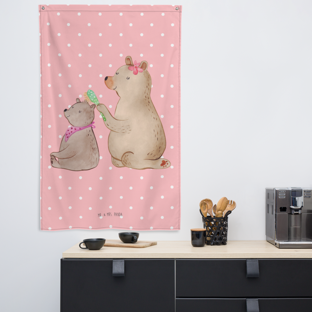 Wandteppich Bär mit Kind Wandbehang, Dekoration, Boho, Wandteppich, Wandtuch, Wanddeko, Tapisserie, Tapestry, Wandbild, Textil-Kunst, Schmuck-Wandbehang, Wand Deko, Kinderzimmer, Kinderzimmer Wand, Kinderzimmer Deko, Kinderzimmer Wanddeko, Familie, Vatertag, Muttertag, Bruder, Schwester, Mama, Papa, Oma, Opa, Geschenk, Mutti, Mutter