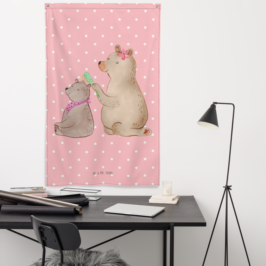 Wandteppich Bär mit Kind Wandbehang, Dekoration, Boho, Wandteppich, Wandtuch, Wanddeko, Tapisserie, Tapestry, Wandbild, Textil-Kunst, Schmuck-Wandbehang, Wand Deko, Kinderzimmer, Kinderzimmer Wand, Kinderzimmer Deko, Kinderzimmer Wanddeko, Familie, Vatertag, Muttertag, Bruder, Schwester, Mama, Papa, Oma, Opa, Geschenk, Mutti, Mutter