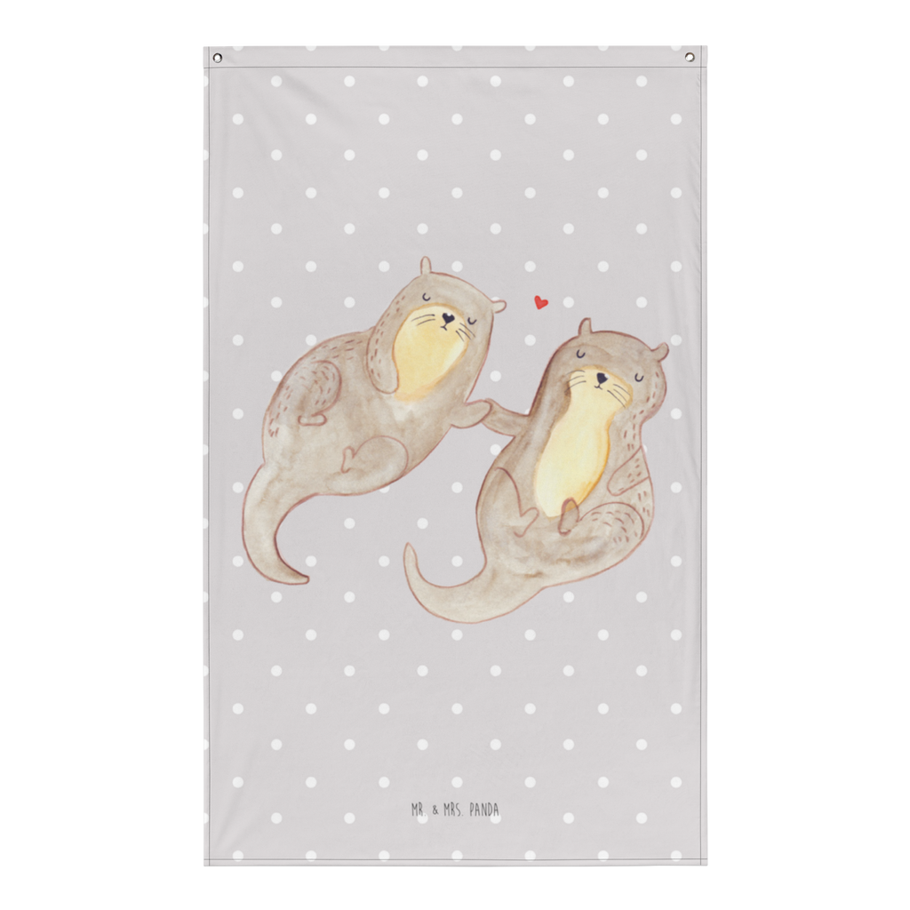 Wandteppich Otter händchenhaltend Wandbehang, Dekoration, Boho, Wandteppich, Wandtuch, Wanddeko, Tapisserie, Tapestry, Wandbild, Textil-Kunst, Schmuck-Wandbehang, Wand Deko, Kinderzimmer, Kinderzimmer Wand, Kinderzimmer Deko, Kinderzimmer Wanddeko, Otter, Fischotter, Seeotter, Otter Seeotter See Otter