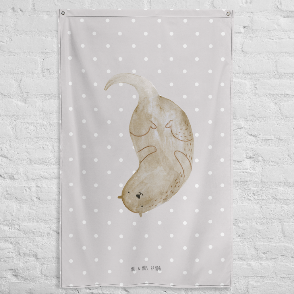 Wandteppich Otter kopfüber Wandbehang, Dekoration, Boho, Wandteppich, Wandtuch, Wanddeko, Tapisserie, Tapestry, Wandbild, Textil-Kunst, Schmuck-Wandbehang, Wand Deko, Kinderzimmer, Kinderzimmer Wand, Kinderzimmer Deko, Kinderzimmer Wanddeko, Otter, Fischotter, Seeotter, Otter Seeotter See Otter