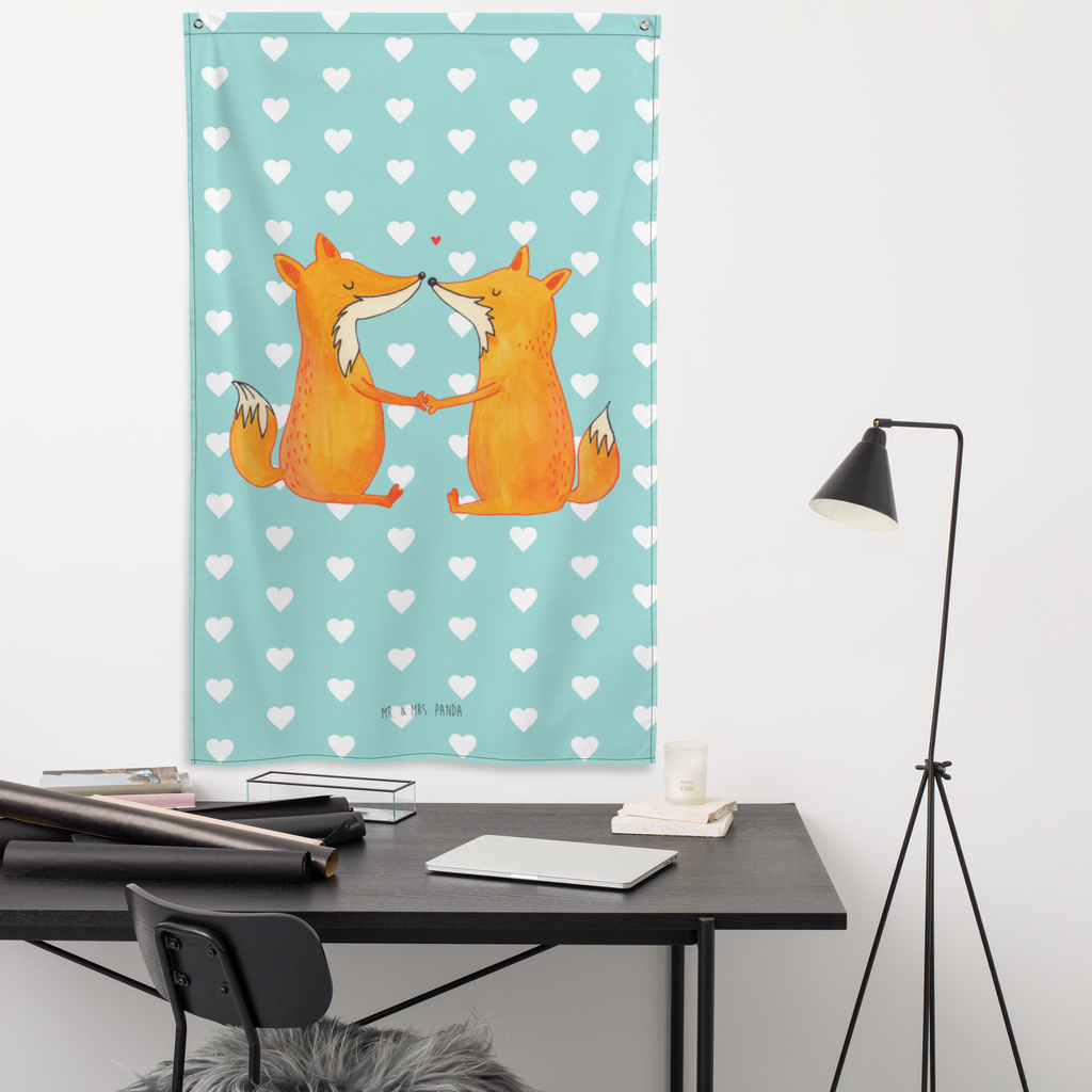 Wandbehang Füchse Liebe Fuchs, Füchse, Fox, Liebe, Liebespaar, Paar, Partner, Freundin, Freund, Ehe, Verlobte, Ehemann, Ehefrau, Liebesbeweis Wandbehang, Dekoration, Boho, Wandteppich, Wandtuch, Wanddeko, Tapisserie, Tapestry  Fuchs