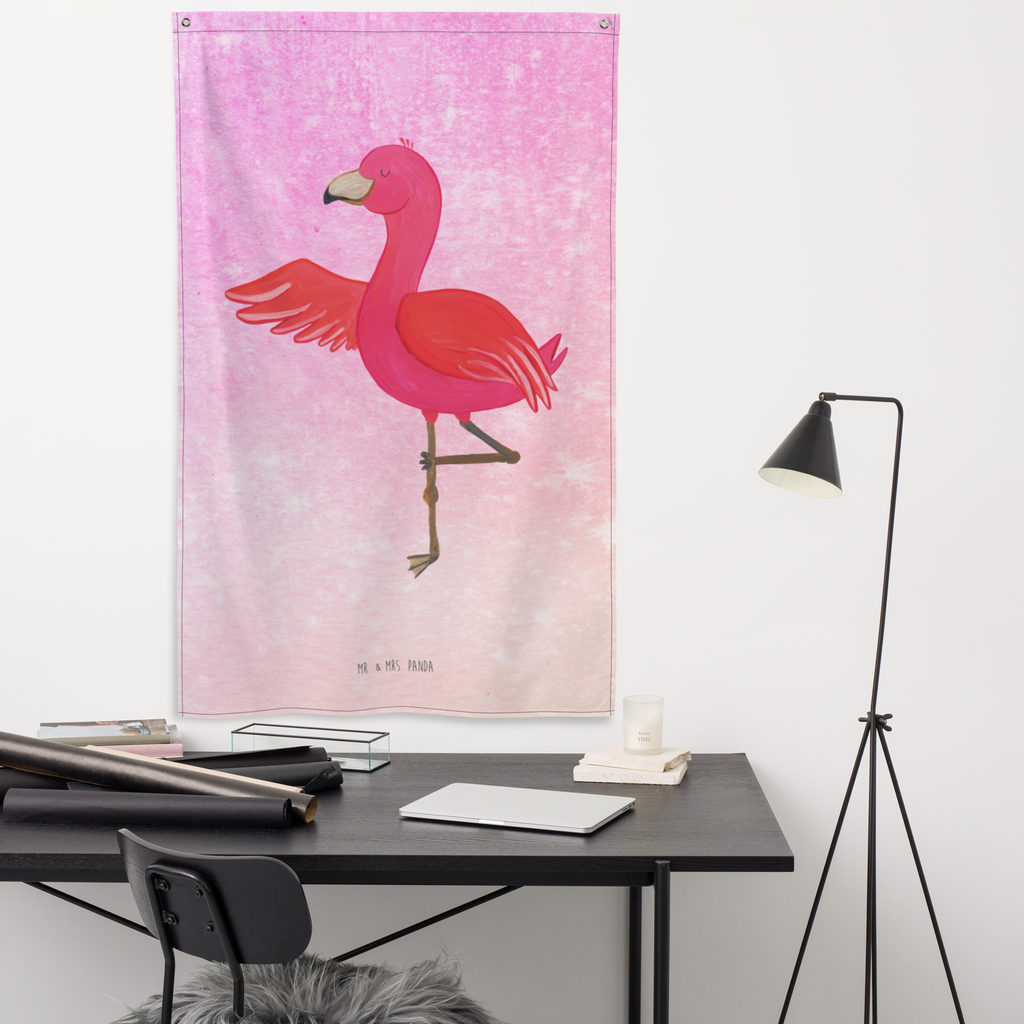 Wandteppich Flamingo Yoga Flamingo, Vogel, Yoga, Namaste, Achtsamkeit, Yoga-Übung, Entspannung, Ärger, Aufregen, Tiefenentspannung Wandbehang, Dekoration, Boho, Wandteppich, Wandtuch, Wanddeko, Tapisserie, Tapestry  Flamingo