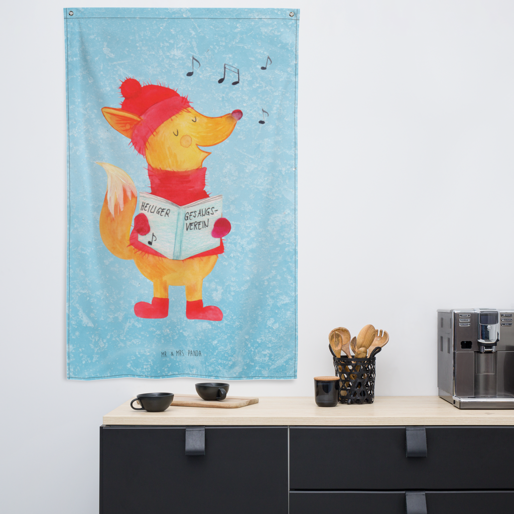Wandbehang Fuchs Sänger Fuchs, Füchse, Weihnachten, Heiligabend, Winter, Sänger, Geschenk Sänger, Singen, Weihnachtslieder Wandbehang, Dekoration, Boho, Wandteppich, Wandtuch, Wanddeko, Tapisserie, Tapestry  Winter, Weihnachten, Weihnachtsdeko, Nikolaus, Advent, Heiligabend, Wintermotiv