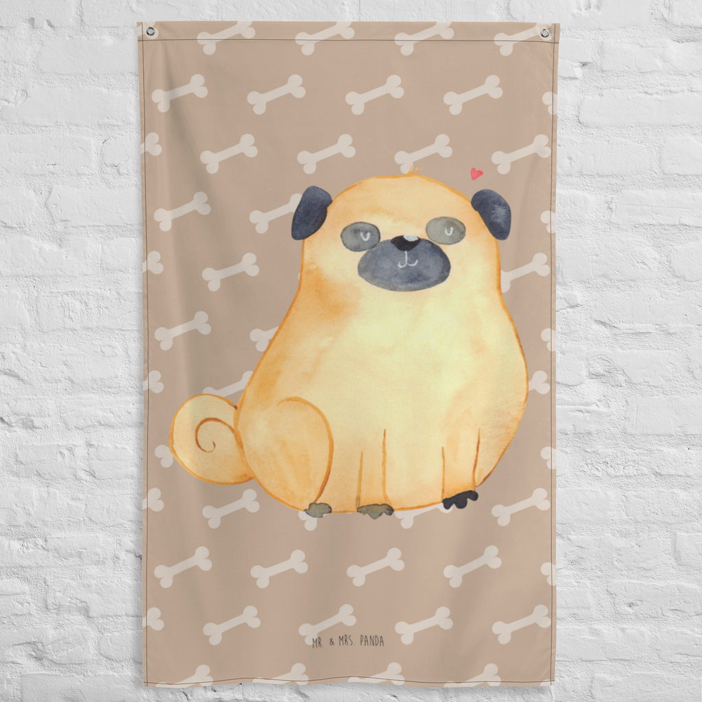 Wandteppich Mops Mops, Hund, Liebe, Hundeliebe,  Wandbehang, Dekoration, Boho, Wandteppich, Wandtuch, Wanddeko, Tapisserie, Tapestry  Hund, Hundemotiv, Haustier, Hunderasse, Tierliebhaber, Hundebesitzer, Sprüche