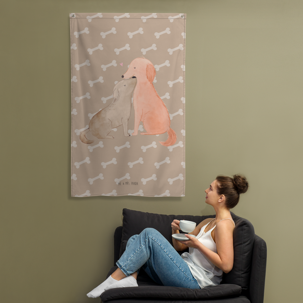 Wandteppich Hunde Liebe Liebe, Hund. Hunde, Kuss, Vertrauen, Kuscheln, Herz Wandbehang, Dekoration, Boho, Wandteppich, Wandtuch, Wanddeko, Tapisserie, Tapestry  Hund, Hundemotiv, Haustier, Hunderasse, Tierliebhaber, Hundebesitzer, Sprüche