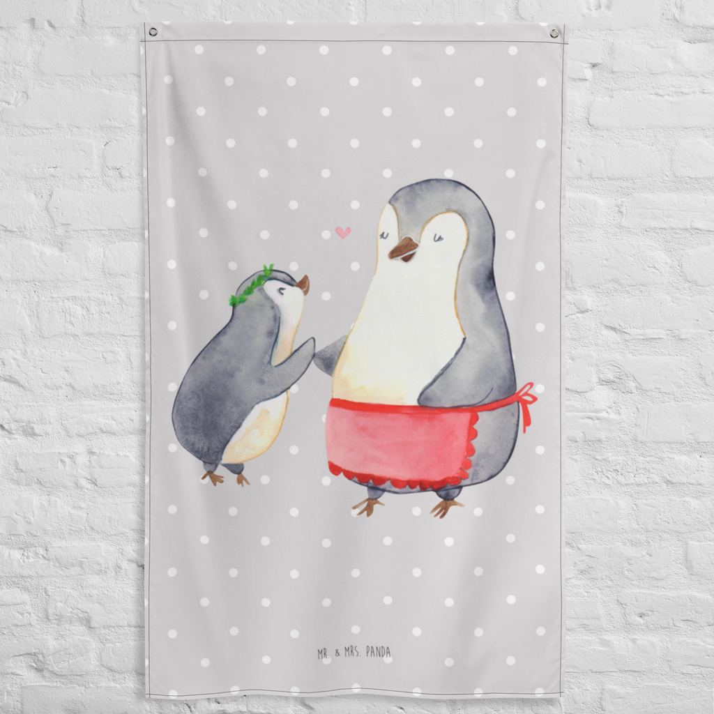 Wandteppich Pinguin mit Kind Wandbehang, Dekoration, Boho, Wandteppich, Wandtuch, Wanddeko, Tapisserie, Tapestry, Wandbild, Textil-Kunst, Schmuck-Wandbehang, Wand Deko, Kinderzimmer, Kinderzimmer Wand, Kinderzimmer Deko, Kinderzimmer Wanddeko, Familie, Vatertag, Muttertag, Bruder, Schwester, Mama, Papa, Oma, Opa, Geschenk, Mami, Mutti, Mutter, Geburststag