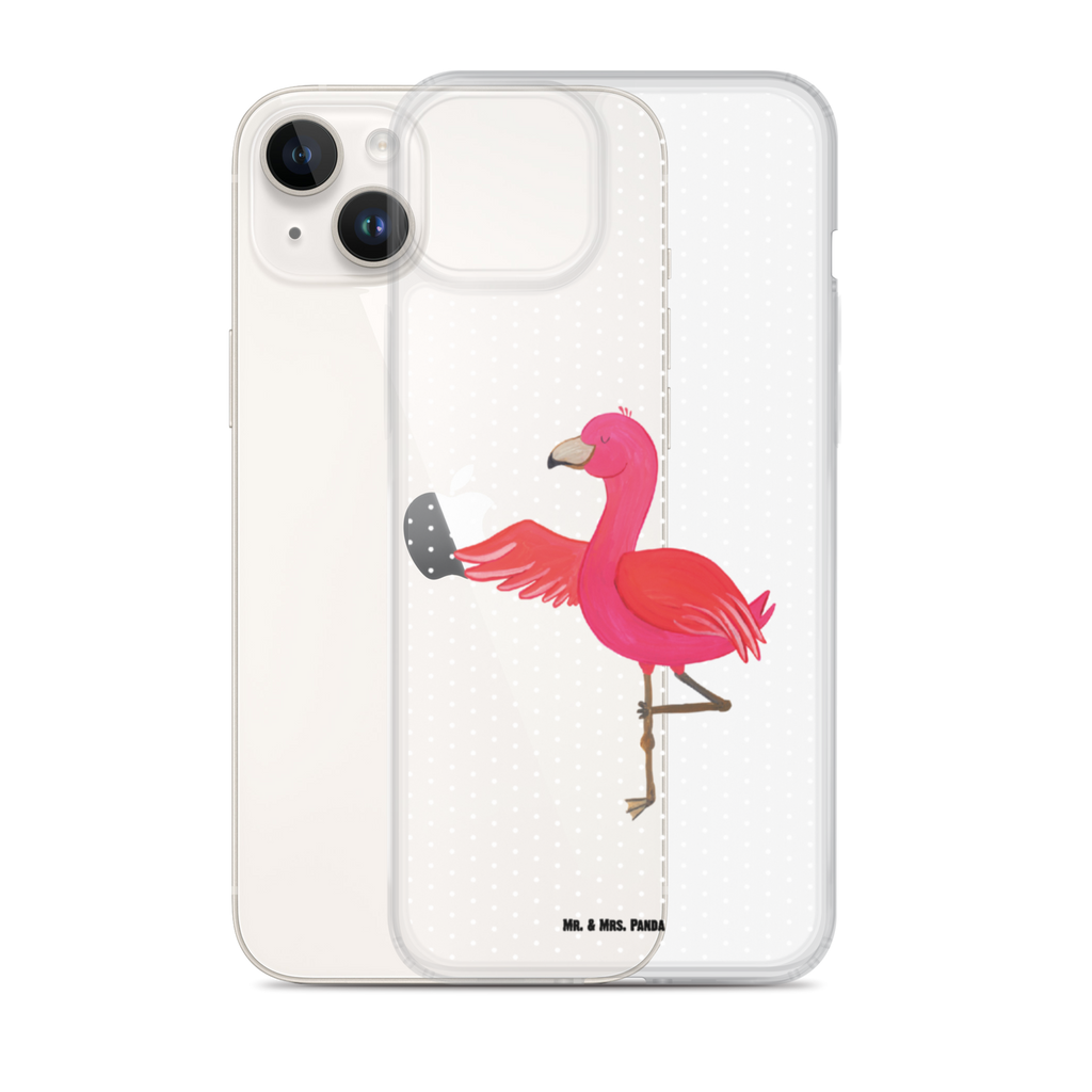 Handyhülle Flamingo Yoga Flamingo, Vogel, Yoga, Namaste, Achtsamkeit, Yoga-Übung, Entspannung, Ärger, Aufregen, Tiefenentspannung Handyhülle, Handycover, Transparente Handyhülle, Flexible Handyhülle, Handyschutz, Transparent, Durchsichtig, Schutzhülle für Handy, Stilvolle Handyhülle, Robuste Handyhülle, Schutz vor Kratzern, Schützende Handyhülle  Flamingo