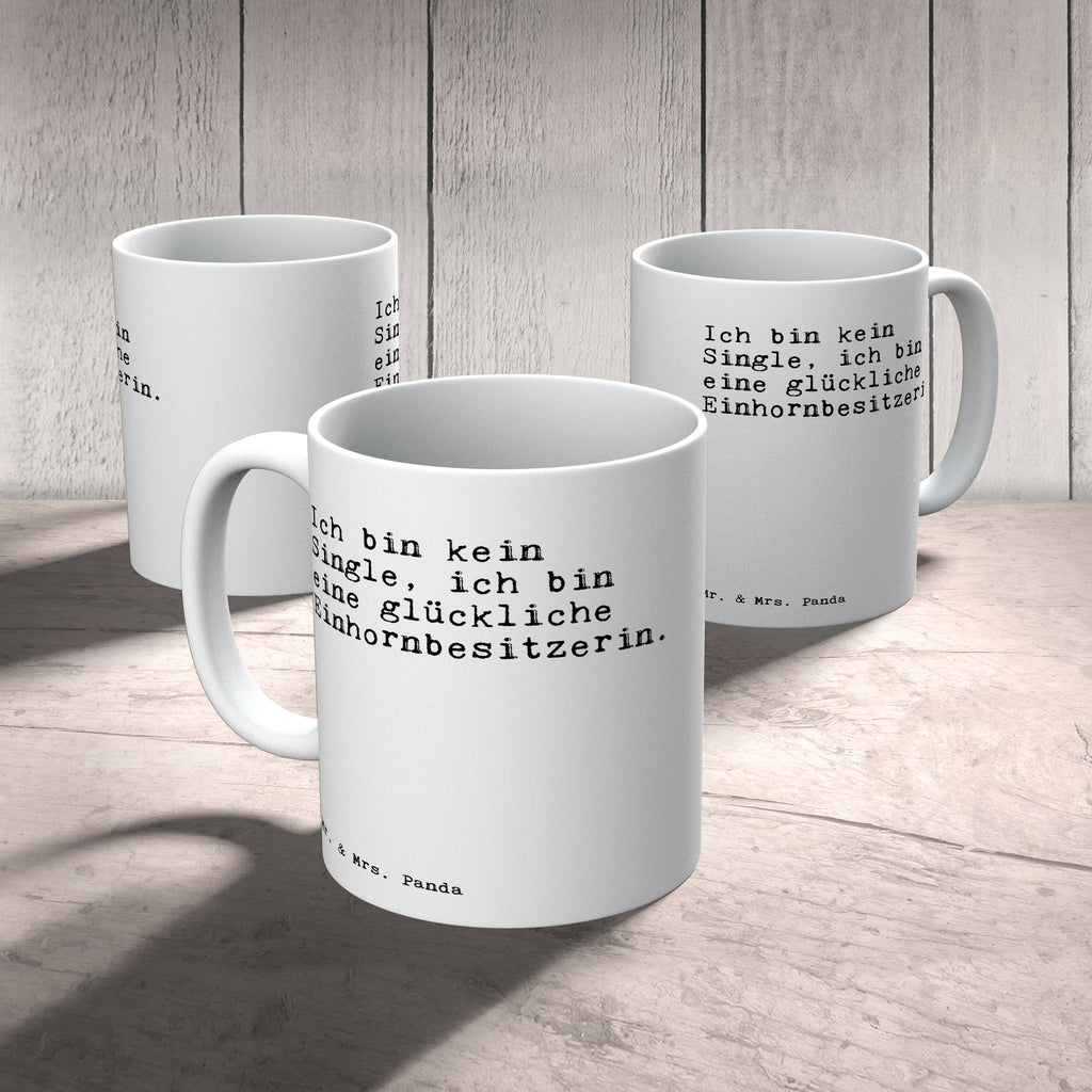 Tasse Sprüche und Zitate Ich bin kein Single, ich bin eine glückliche Einhornbesitzerin. Spruch Sprüche Weisheiten Zitate Lustig Weisheit Worte Becher, Kaffeetasse, Kaffeebecher, Tee, Frühstück, Büro Einhorn, Einhörner, Unicorn, Fantasiewelt, Freunde, witzig, Realität, Unicorn, Geschenk, Single, Liebe, Partner Spruch, Sprüche, lustig, Weisheiten, Zitate