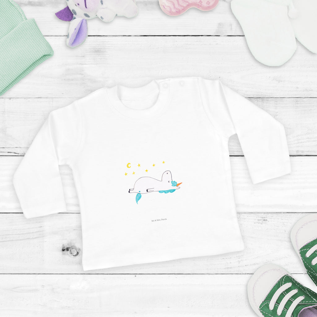 3-6 Monate Baby Longsleeve Einhorn Sternenhimmel Mädchen, Jungen, Baby, Langarm, Bio, Kleidung, Einhorn, Einhörner, Einhorn Deko, Pegasus, Unicorn, Sterne, Dachschaden, Verrückt, Sternenhimmel