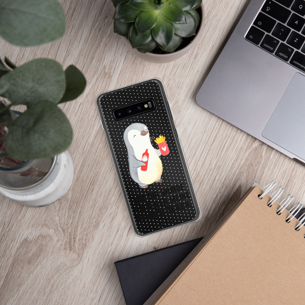 Handyhülle Pinguin Pommes Valentinstag, Geschenk für Frauen, Liebesgeschenk, Jahrestag, Hochzeitstag, Mitbringsel, Geschenk für Freundin, Geschenk für Partner, Freund, Liebesbeweis, für Männer, für Ehemann Handyhülle, Handycover, Transparente Handyhülle, Flexible Handyhülle, Handyschutz, Transparent, Durchsichtig, Schutzhülle für Handy, Stilvolle Handyhülle, Robuste Handyhülle, Schutz vor Kratzern, Schützende Handyhülle  Liebe,  Partner, Freund, Freundin, Ehemann, Ehefrau, Heiraten, Verlobung, Heiratsantrag, Liebesgeschenk, Jahrestag, Hocheitstag