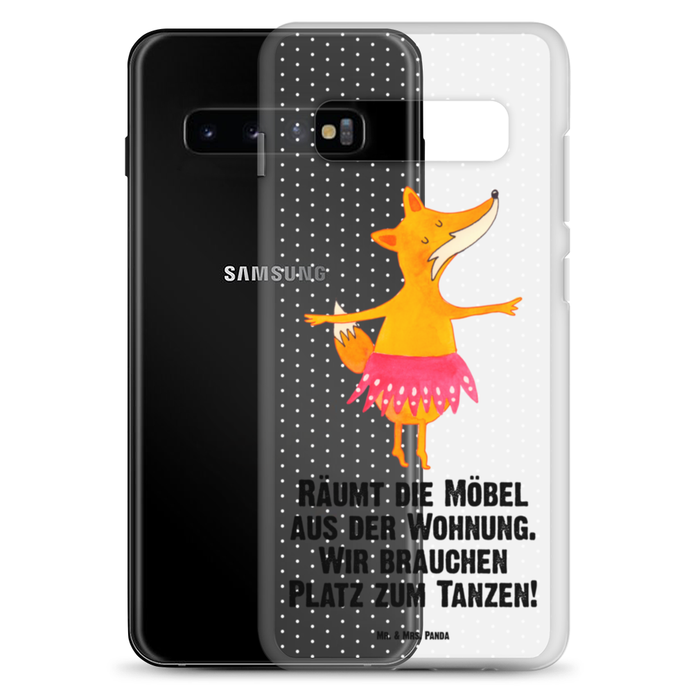 Handyhülle Fuchs Ballerina Fuchs, Fuchs Spruch, Füchse, Füchsin, Ballerina, Ballett, Tänzerin, Tanzen, Party, Einladung, Geburtstag Handyhülle, Handycover, Transparente Handyhülle, Flexible Handyhülle, Handyschutz, Transparent, Durchsichtig, Schutzhülle für Handy, Stilvolle Handyhülle, Robuste Handyhülle, Schutz vor Kratzern, Schützende Handyhülle  Fuchs