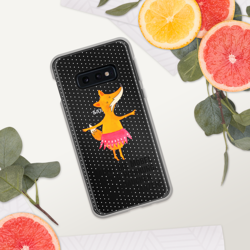 Handyhülle Fuchs Ballerina Fuchs, Fuchs Spruch, Füchse, Füchsin, Ballerina, Ballett, Tänzerin, Tanzen, Party, Einladung, Geburtstag Handyhülle, Handycover, Transparente Handyhülle, Flexible Handyhülle, Handyschutz, Transparent, Durchsichtig, Schutzhülle für Handy, Stilvolle Handyhülle, Robuste Handyhülle, Schutz vor Kratzern, Schützende Handyhülle  Fuchs