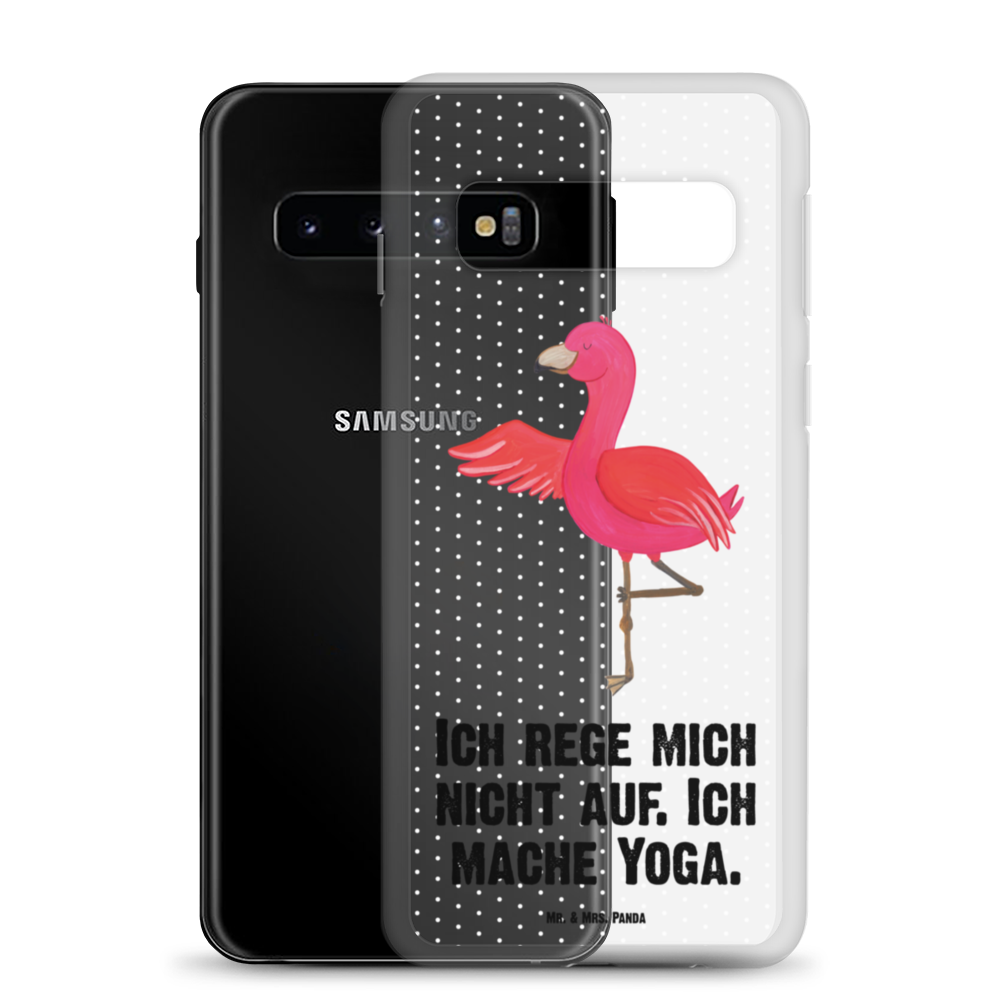Handyhülle Flamingo Yoga Flamingo, Vogel, Yoga, Namaste, Achtsamkeit, Yoga-Übung, Entspannung, Ärger, Aufregen, Tiefenentspannung Handyhülle, Handycover, Transparente Handyhülle, Flexible Handyhülle, Handyschutz, Transparent, Durchsichtig, Schutzhülle für Handy, Stilvolle Handyhülle, Robuste Handyhülle, Schutz vor Kratzern, Schützende Handyhülle  Flamingo