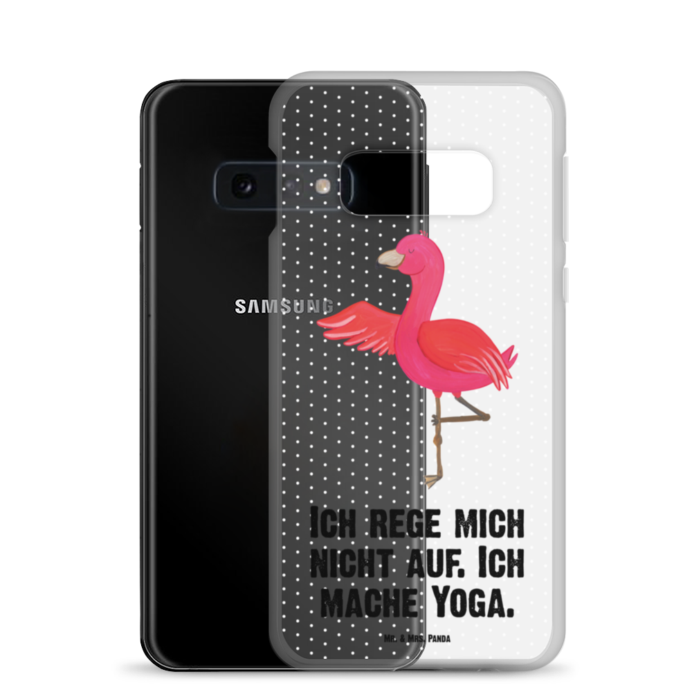 Handyhülle Flamingo Yoga Flamingo, Vogel, Yoga, Namaste, Achtsamkeit, Yoga-Übung, Entspannung, Ärger, Aufregen, Tiefenentspannung Handyhülle, Handycover, Transparente Handyhülle, Flexible Handyhülle, Handyschutz, Transparent, Durchsichtig, Schutzhülle für Handy, Stilvolle Handyhülle, Robuste Handyhülle, Schutz vor Kratzern, Schützende Handyhülle  Flamingo