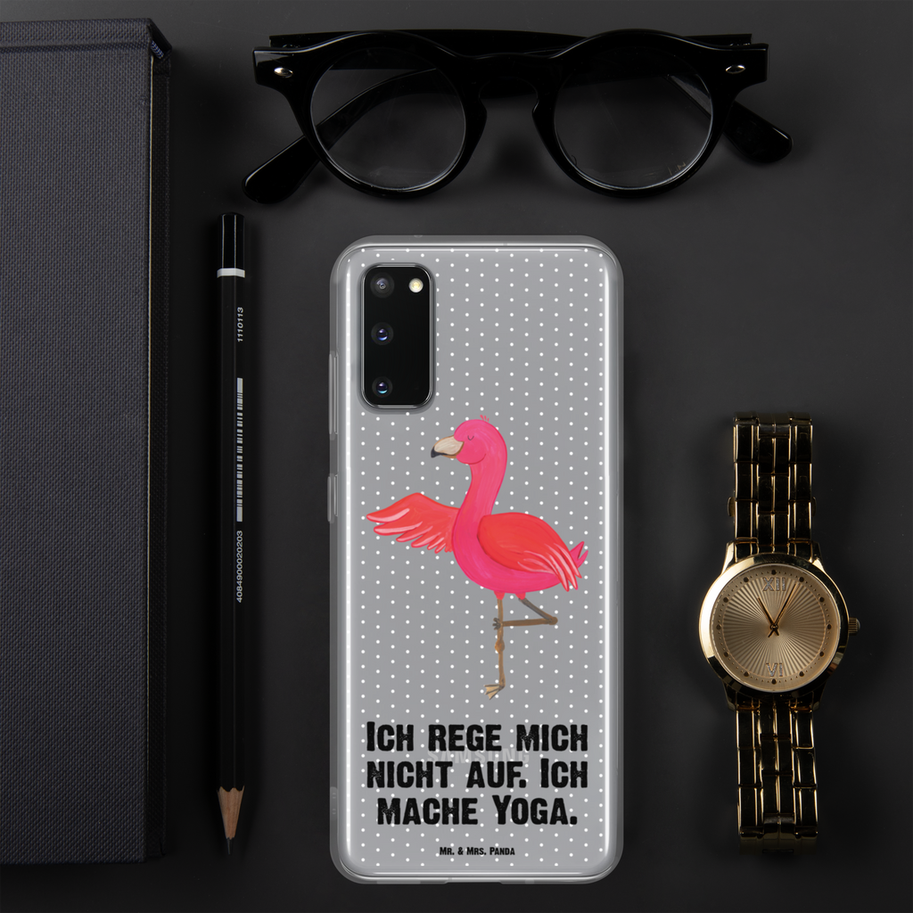 Handyhülle Flamingo Yoga Flamingo, Vogel, Yoga, Namaste, Achtsamkeit, Yoga-Übung, Entspannung, Ärger, Aufregen, Tiefenentspannung Handyhülle, Handycover, Transparente Handyhülle, Flexible Handyhülle, Handyschutz, Transparent, Durchsichtig, Schutzhülle für Handy, Stilvolle Handyhülle, Robuste Handyhülle, Schutz vor Kratzern, Schützende Handyhülle  Flamingo