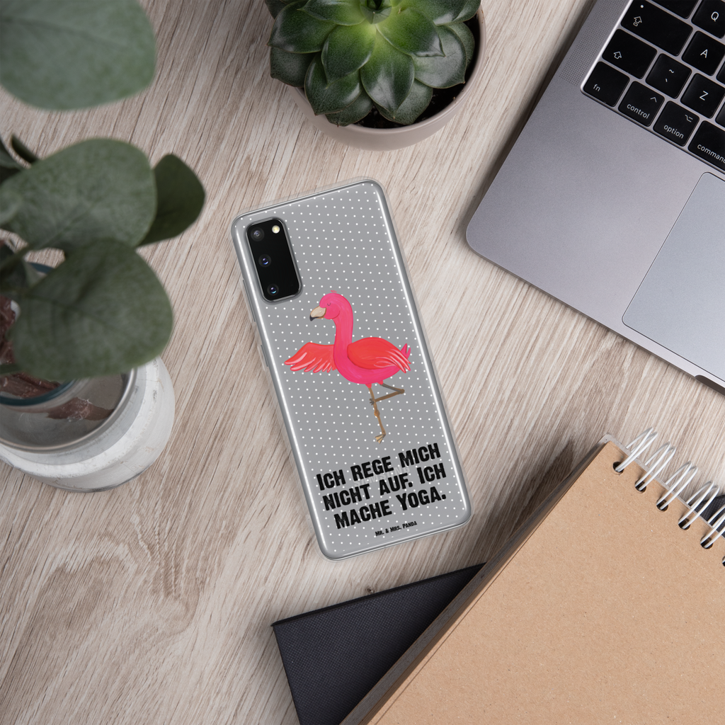 Handyhülle Flamingo Yoga Flamingo, Vogel, Yoga, Namaste, Achtsamkeit, Yoga-Übung, Entspannung, Ärger, Aufregen, Tiefenentspannung Handyhülle, Handycover, Transparente Handyhülle, Flexible Handyhülle, Handyschutz, Transparent, Durchsichtig, Schutzhülle für Handy, Stilvolle Handyhülle, Robuste Handyhülle, Schutz vor Kratzern, Schützende Handyhülle  Flamingo