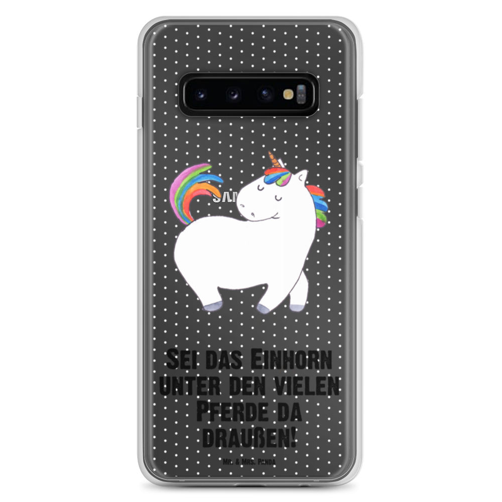Handyhülle Einhorn stolzierend Einhorn, Einhörner, Unicorn, stolz, anders, bunt, Pferd, Reiter, Reiten, Freundin, Geschenk Handyhülle, Handycover, Transparente Handyhülle, Flexible Handyhülle, Handyschutz, Transparent, Durchsichtig, Schutzhülle für Handy, Stilvolle Handyhülle, Robuste Handyhülle, Schutz vor Kratzern, Schützende Handyhülle  Einhorn, Einhörner, Einhorn Deko, Pegasus, Unicorn