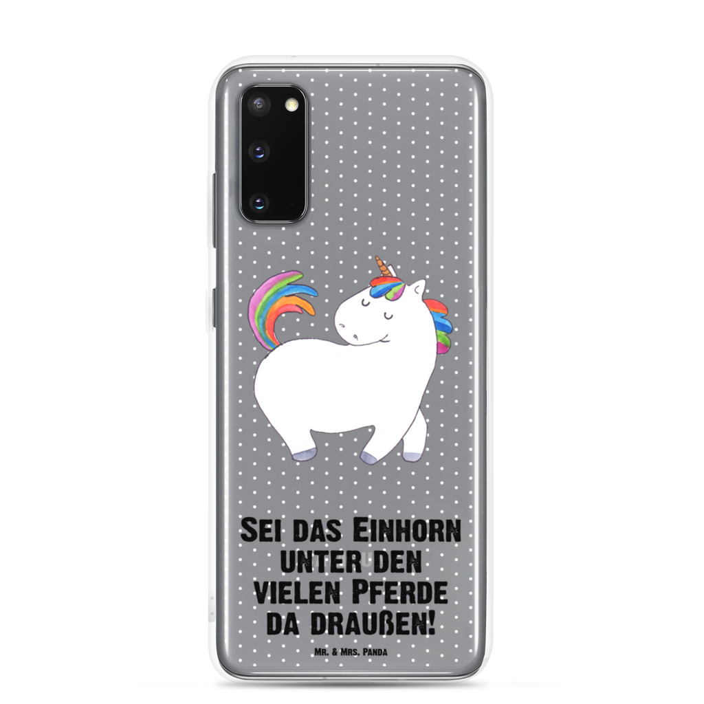 Handyhülle Einhorn stolzierend Einhorn, Einhörner, Unicorn, stolz, anders, bunt, Pferd, Reiter, Reiten, Freundin, Geschenk Handyhülle, Handycover, Transparente Handyhülle, Flexible Handyhülle, Handyschutz, Transparent, Durchsichtig, Schutzhülle für Handy, Stilvolle Handyhülle, Robuste Handyhülle, Schutz vor Kratzern, Schützende Handyhülle  Einhorn, Einhörner, Einhorn Deko, Pegasus, Unicorn
