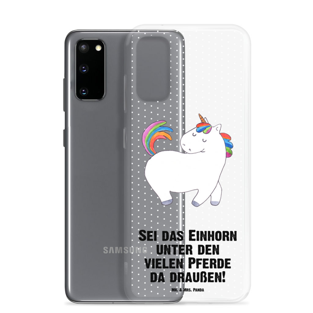 Handyhülle Einhorn stolzierend Einhorn, Einhörner, Unicorn, stolz, anders, bunt, Pferd, Reiter, Reiten, Freundin, Geschenk Handyhülle, Handycover, Transparente Handyhülle, Flexible Handyhülle, Handyschutz, Transparent, Durchsichtig, Schutzhülle für Handy, Stilvolle Handyhülle, Robuste Handyhülle, Schutz vor Kratzern, Schützende Handyhülle  Einhorn, Einhörner, Einhorn Deko, Pegasus, Unicorn