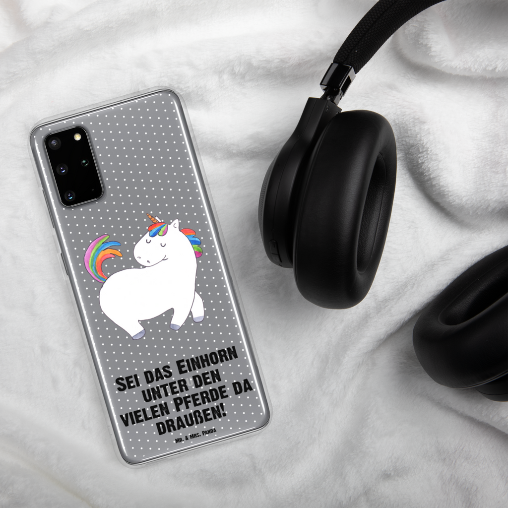Handyhülle Einhorn stolzierend Einhorn, Einhörner, Unicorn, stolz, anders, bunt, Pferd, Reiter, Reiten, Freundin, Geschenk Handyhülle, Handycover, Transparente Handyhülle, Flexible Handyhülle, Handyschutz, Transparent, Durchsichtig, Schutzhülle für Handy, Stilvolle Handyhülle, Robuste Handyhülle, Schutz vor Kratzern, Schützende Handyhülle  Einhorn, Einhörner, Einhorn Deko, Pegasus, Unicorn