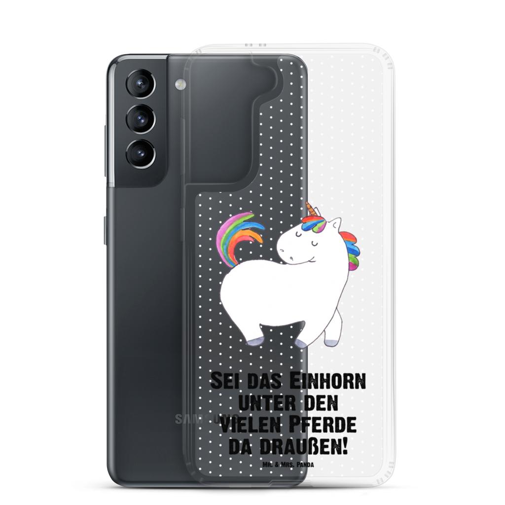 Handyhülle Einhorn stolzierend Einhorn, Einhörner, Unicorn, stolz, anders, bunt, Pferd, Reiter, Reiten, Freundin, Geschenk Handyhülle, Handycover, Transparente Handyhülle, Flexible Handyhülle, Handyschutz, Transparent, Durchsichtig, Schutzhülle für Handy, Stilvolle Handyhülle, Robuste Handyhülle, Schutz vor Kratzern, Schützende Handyhülle  Einhorn, Einhörner, Einhorn Deko, Pegasus, Unicorn