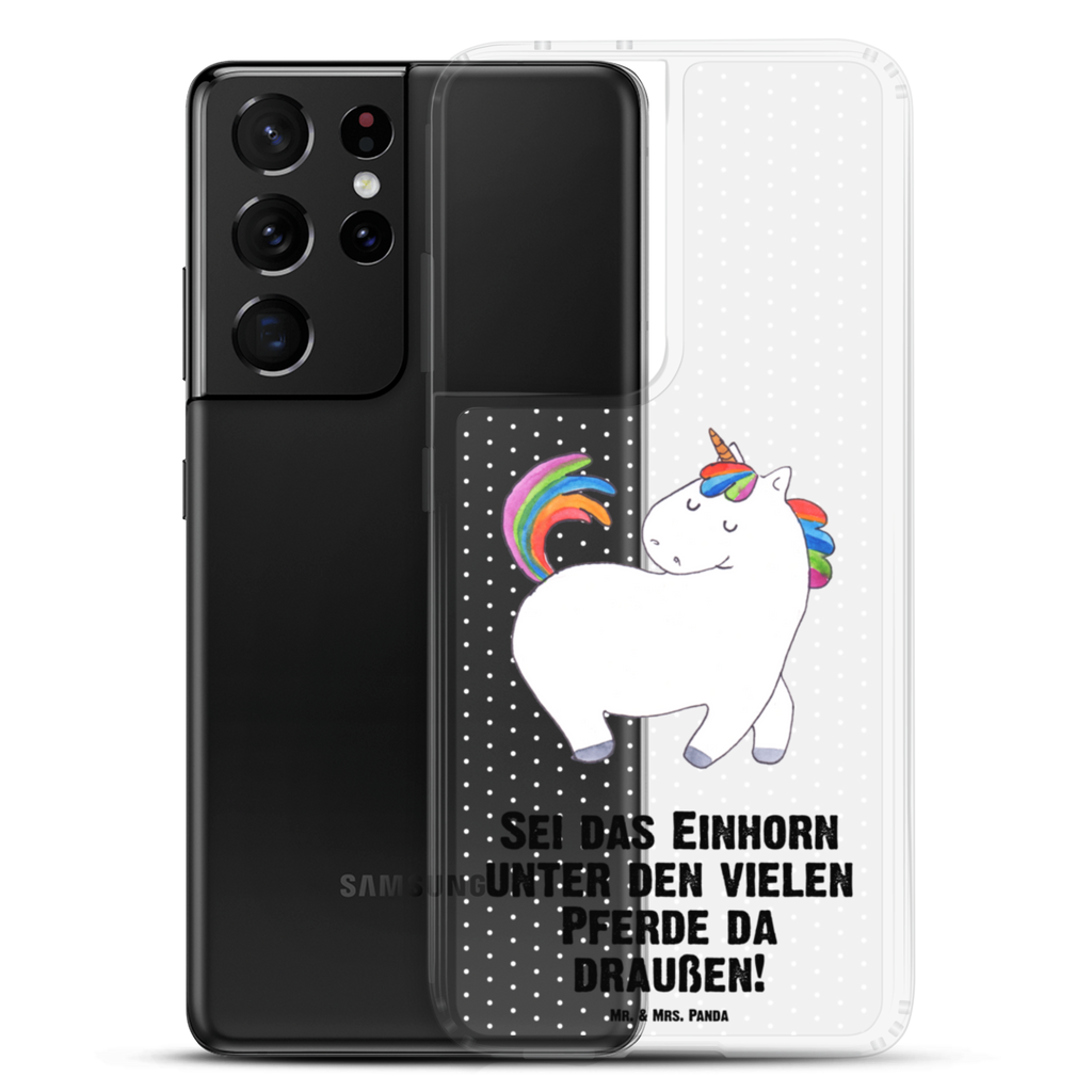 Handyhülle Einhorn stolzierend Einhorn, Einhörner, Unicorn, stolz, anders, bunt, Pferd, Reiter, Reiten, Freundin, Geschenk Handyhülle, Handycover, Transparente Handyhülle, Flexible Handyhülle, Handyschutz, Transparent, Durchsichtig, Schutzhülle für Handy, Stilvolle Handyhülle, Robuste Handyhülle, Schutz vor Kratzern, Schützende Handyhülle  Einhorn, Einhörner, Einhorn Deko, Pegasus, Unicorn