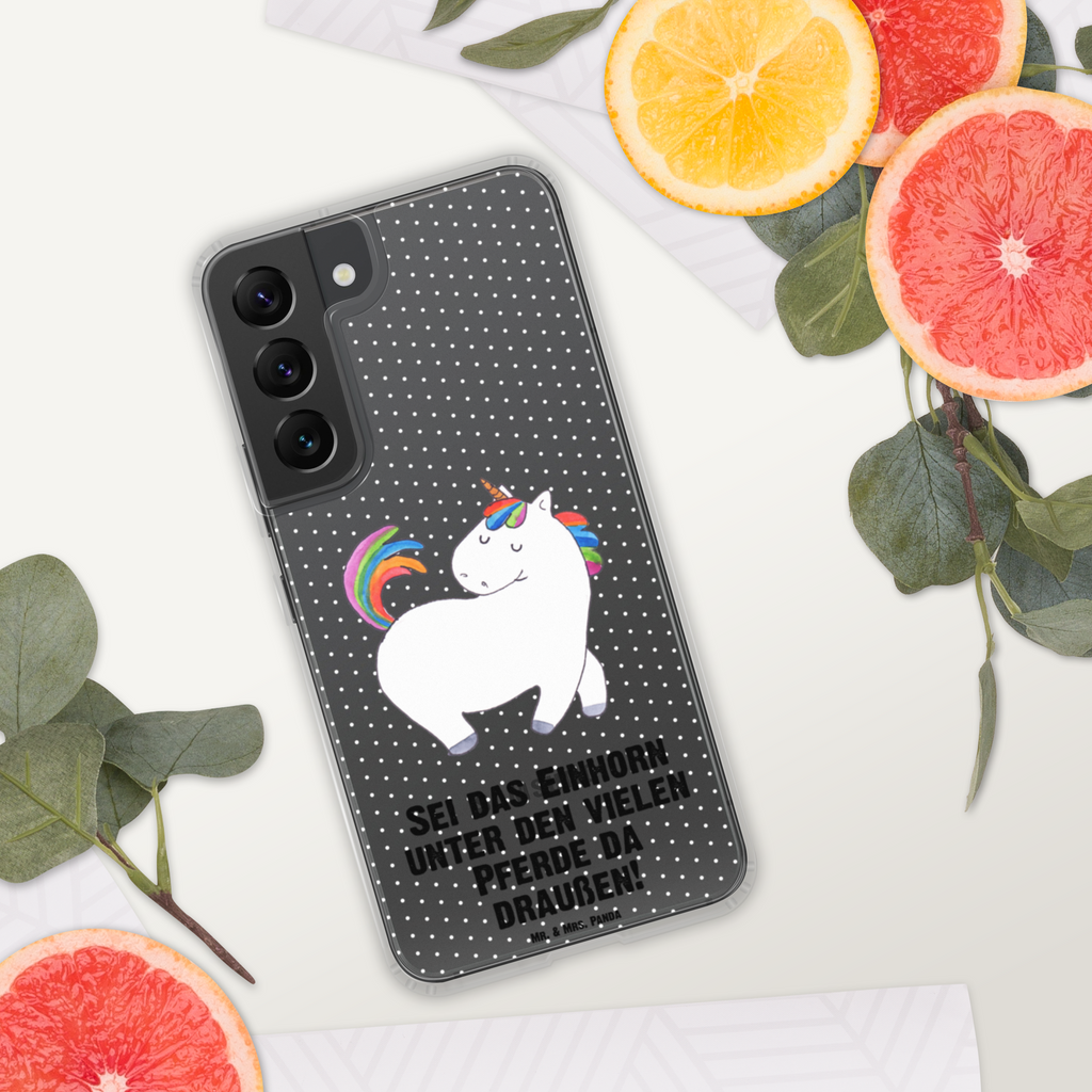 Handyhülle Einhorn stolzierend Einhorn, Einhörner, Unicorn, stolz, anders, bunt, Pferd, Reiter, Reiten, Freundin, Geschenk Handyhülle, Handycover, Transparente Handyhülle, Flexible Handyhülle, Handyschutz, Transparent, Durchsichtig, Schutzhülle für Handy, Stilvolle Handyhülle, Robuste Handyhülle, Schutz vor Kratzern, Schützende Handyhülle  Einhorn, Einhörner, Einhorn Deko, Pegasus, Unicorn