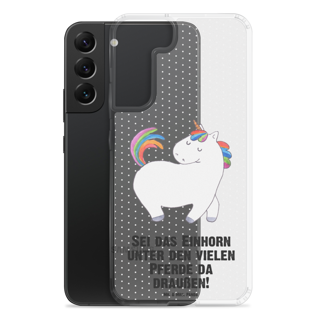 Handyhülle Einhorn stolzierend Einhorn, Einhörner, Unicorn, stolz, anders, bunt, Pferd, Reiter, Reiten, Freundin, Geschenk Handyhülle, Handycover, Transparente Handyhülle, Flexible Handyhülle, Handyschutz, Transparent, Durchsichtig, Schutzhülle für Handy, Stilvolle Handyhülle, Robuste Handyhülle, Schutz vor Kratzern, Schützende Handyhülle  Einhorn, Einhörner, Einhorn Deko, Pegasus, Unicorn