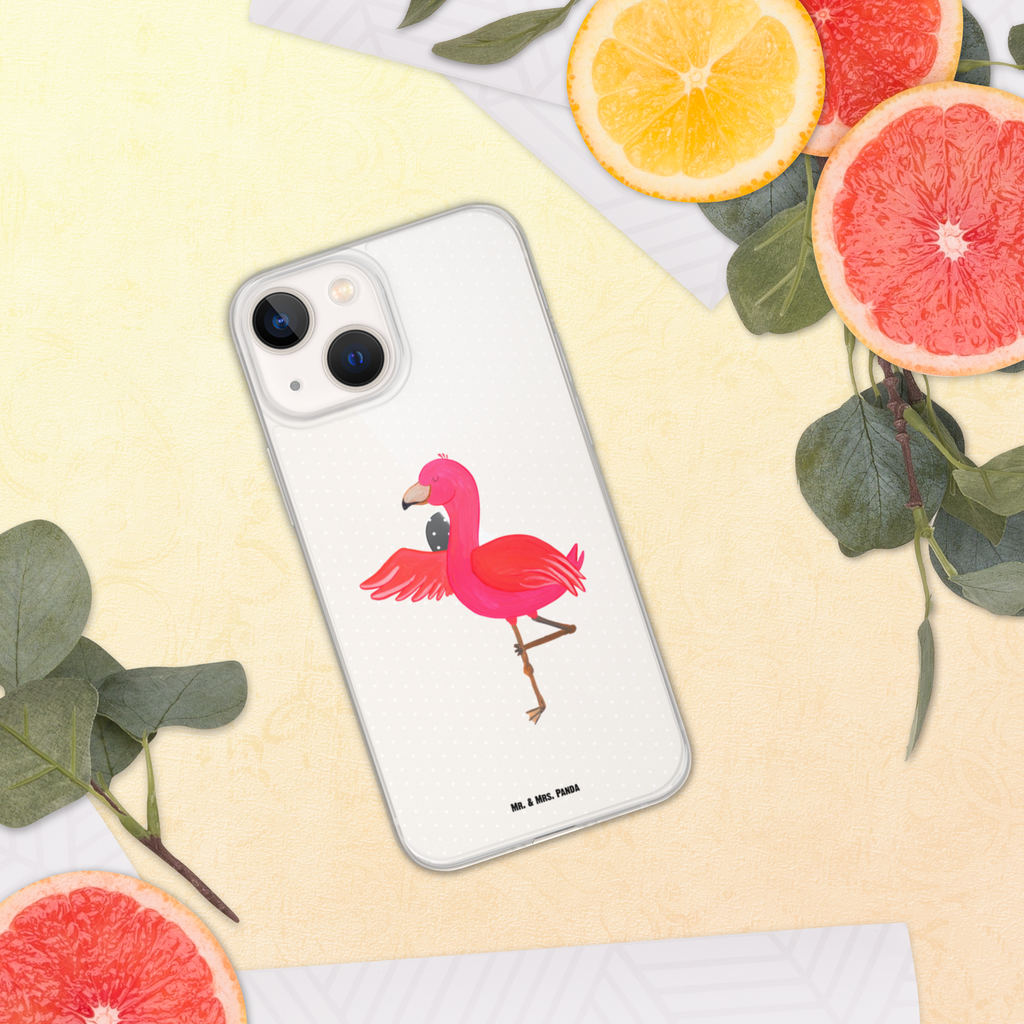 Handyhülle Flamingo Yoga Flamingo, Vogel, Yoga, Namaste, Achtsamkeit, Yoga-Übung, Entspannung, Ärger, Aufregen, Tiefenentspannung Handyhülle, Handycover, Transparente Handyhülle, Flexible Handyhülle, Handyschutz, Transparent, Durchsichtig, Schutzhülle für Handy, Stilvolle Handyhülle, Robuste Handyhülle, Schutz vor Kratzern, Schützende Handyhülle  Flamingo
