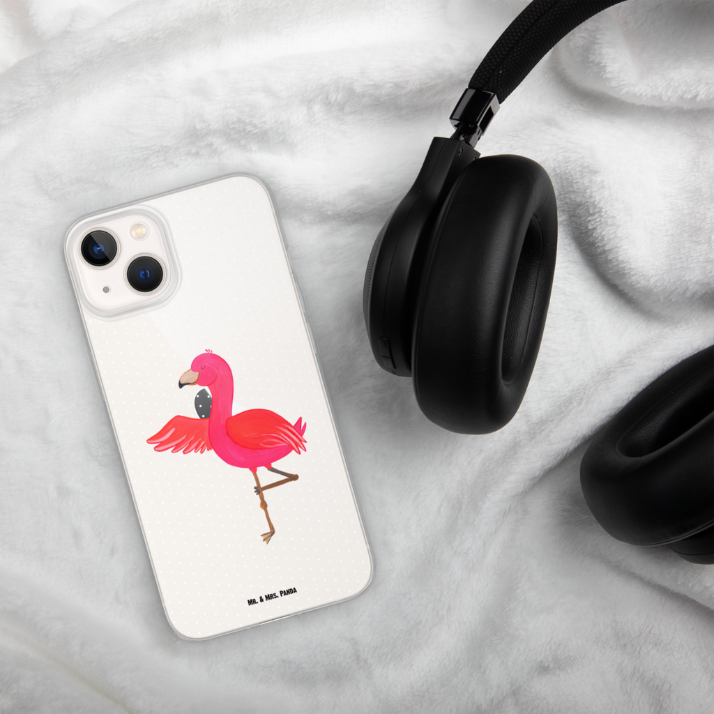 Handyhülle Flamingo Yoga Flamingo, Vogel, Yoga, Namaste, Achtsamkeit, Yoga-Übung, Entspannung, Ärger, Aufregen, Tiefenentspannung Handyhülle, Handycover, Transparente Handyhülle, Flexible Handyhülle, Handyschutz, Transparent, Durchsichtig, Schutzhülle für Handy, Stilvolle Handyhülle, Robuste Handyhülle, Schutz vor Kratzern, Schützende Handyhülle  Flamingo