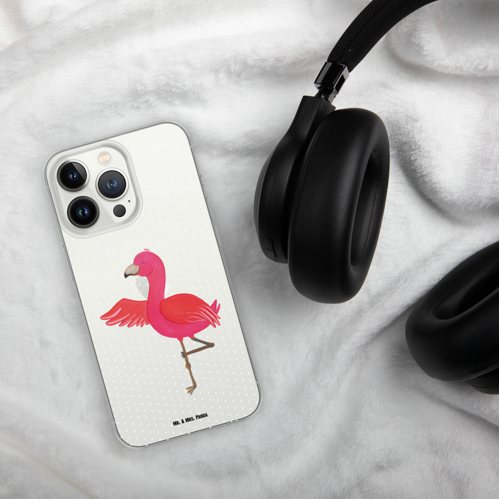 Handyhülle Flamingo Yoga Flamingo, Vogel, Yoga, Namaste, Achtsamkeit, Yoga-Übung, Entspannung, Ärger, Aufregen, Tiefenentspannung Handyhülle, Handycover, Transparente Handyhülle, Flexible Handyhülle, Handyschutz, Transparent, Durchsichtig, Schutzhülle für Handy, Stilvolle Handyhülle, Robuste Handyhülle, Schutz vor Kratzern, Schützende Handyhülle  Flamingo