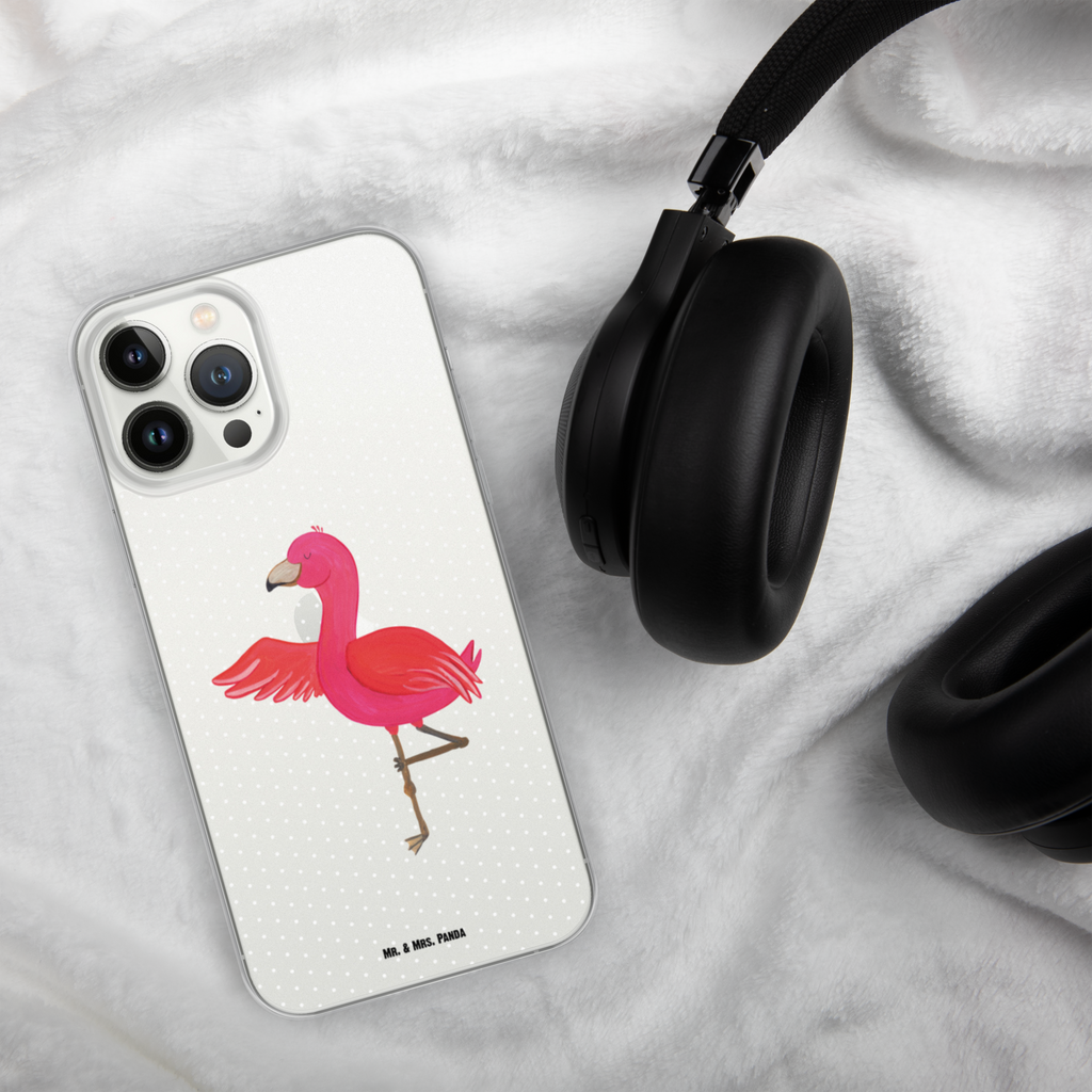 Handyhülle Flamingo Yoga Flamingo, Vogel, Yoga, Namaste, Achtsamkeit, Yoga-Übung, Entspannung, Ärger, Aufregen, Tiefenentspannung Handyhülle, Handycover, Transparente Handyhülle, Flexible Handyhülle, Handyschutz, Transparent, Durchsichtig, Schutzhülle für Handy, Stilvolle Handyhülle, Robuste Handyhülle, Schutz vor Kratzern, Schützende Handyhülle  Flamingo