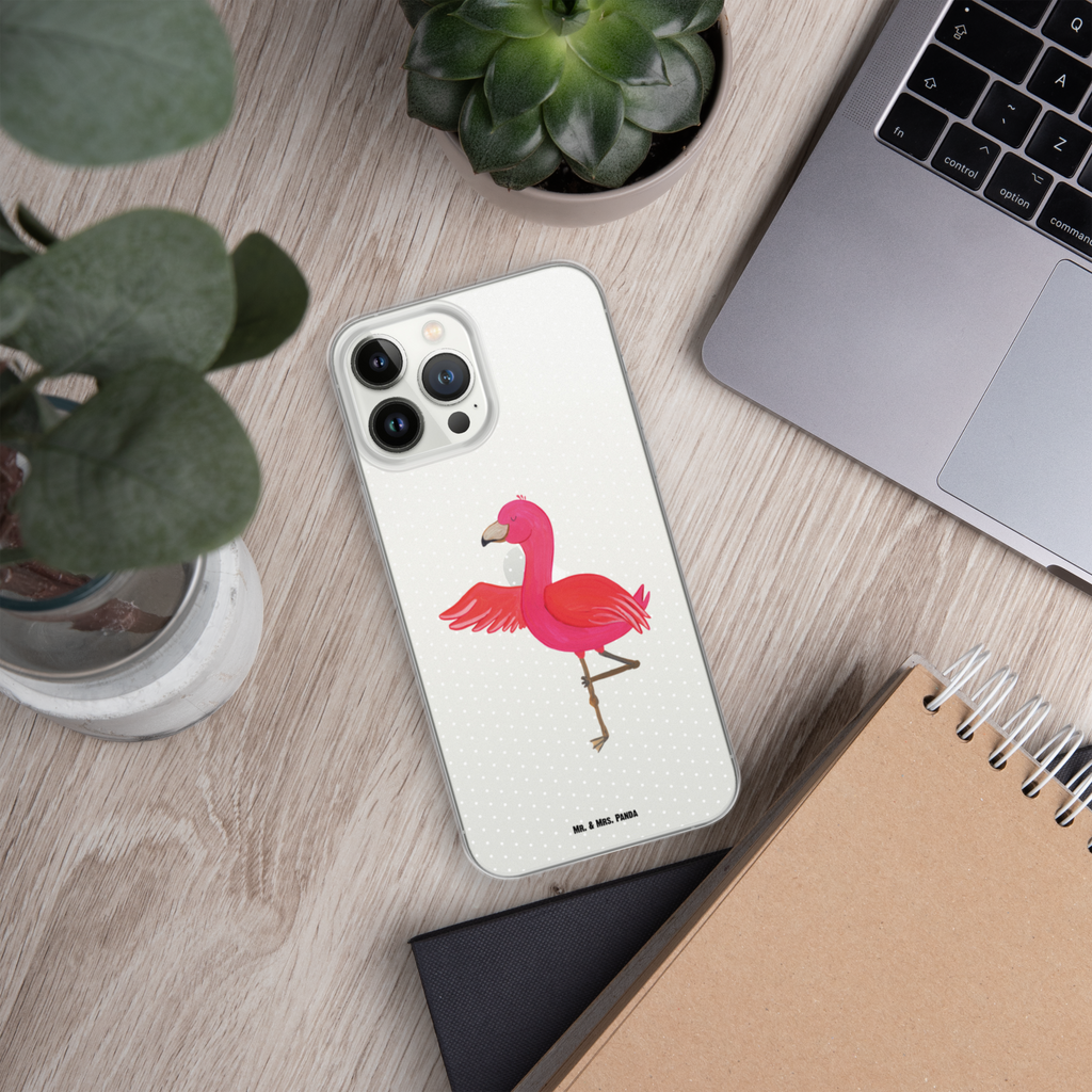 Handyhülle Flamingo Yoga Flamingo, Vogel, Yoga, Namaste, Achtsamkeit, Yoga-Übung, Entspannung, Ärger, Aufregen, Tiefenentspannung Handyhülle, Handycover, Transparente Handyhülle, Flexible Handyhülle, Handyschutz, Transparent, Durchsichtig, Schutzhülle für Handy, Stilvolle Handyhülle, Robuste Handyhülle, Schutz vor Kratzern, Schützende Handyhülle  Flamingo