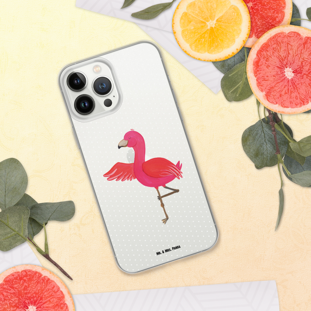 Handyhülle Flamingo Yoga Flamingo, Vogel, Yoga, Namaste, Achtsamkeit, Yoga-Übung, Entspannung, Ärger, Aufregen, Tiefenentspannung Handyhülle, Handycover, Transparente Handyhülle, Flexible Handyhülle, Handyschutz, Transparent, Durchsichtig, Schutzhülle für Handy, Stilvolle Handyhülle, Robuste Handyhülle, Schutz vor Kratzern, Schützende Handyhülle  Flamingo