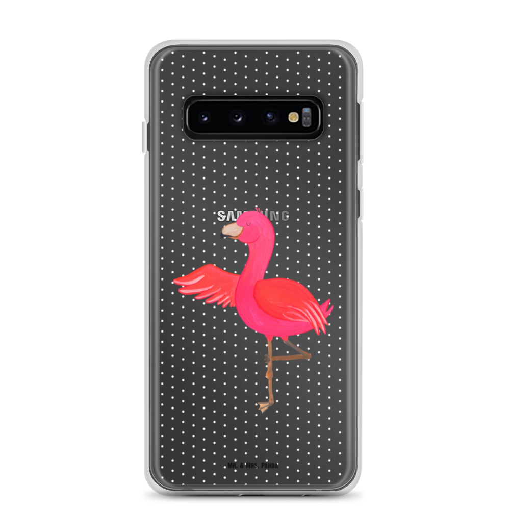 Handyhülle Flamingo Yoga Flamingo, Vogel, Yoga, Namaste, Achtsamkeit, Yoga-Übung, Entspannung, Ärger, Aufregen, Tiefenentspannung Handyhülle, Handycover, Transparente Handyhülle, Flexible Handyhülle, Handyschutz, Transparent, Durchsichtig, Schutzhülle für Handy, Stilvolle Handyhülle, Robuste Handyhülle, Schutz vor Kratzern, Schützende Handyhülle  Flamingo