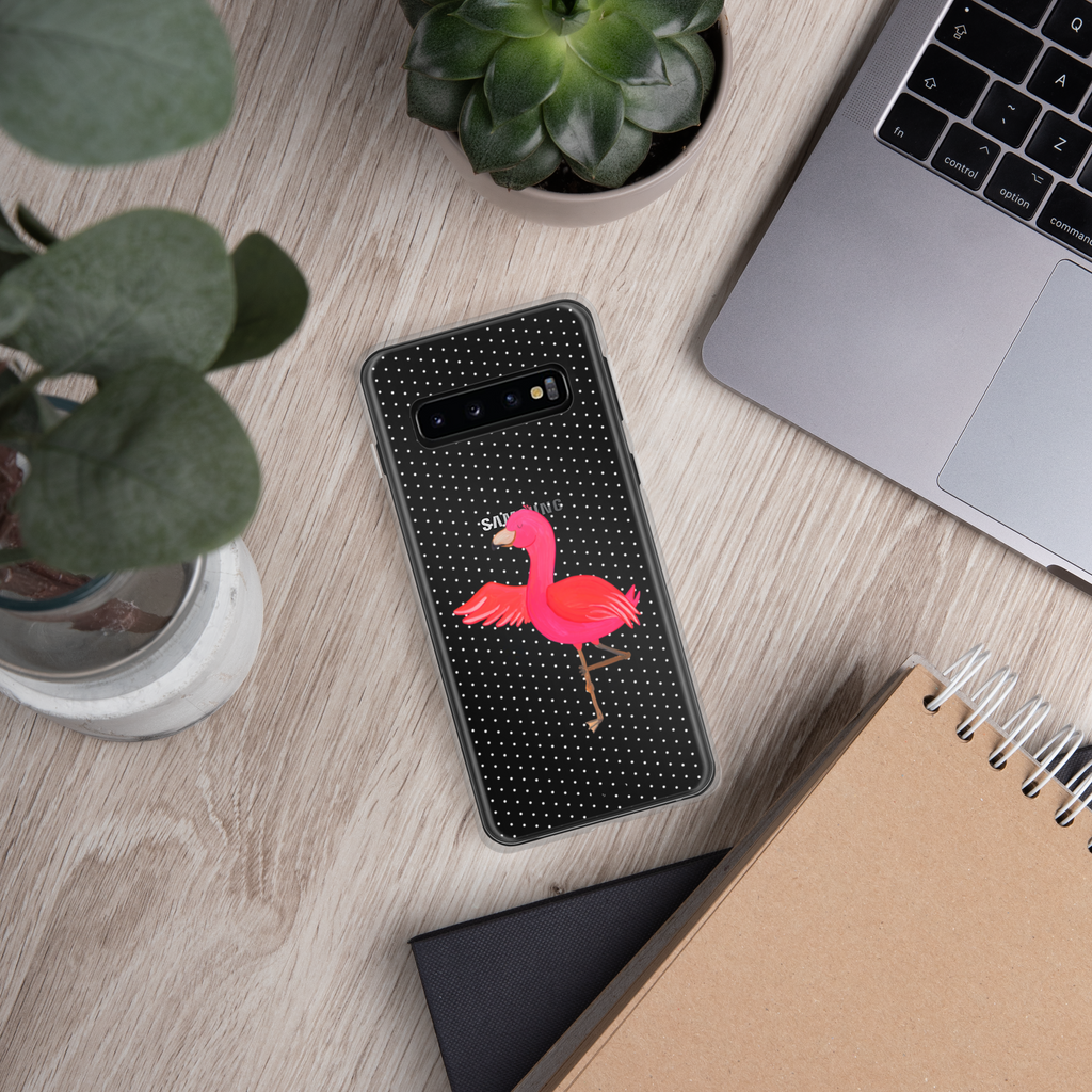 Handyhülle Flamingo Yoga Flamingo, Vogel, Yoga, Namaste, Achtsamkeit, Yoga-Übung, Entspannung, Ärger, Aufregen, Tiefenentspannung Handyhülle, Handycover, Transparente Handyhülle, Flexible Handyhülle, Handyschutz, Transparent, Durchsichtig, Schutzhülle für Handy, Stilvolle Handyhülle, Robuste Handyhülle, Schutz vor Kratzern, Schützende Handyhülle  Flamingo