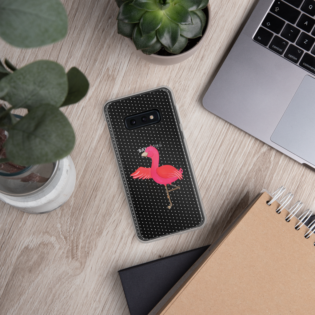 Handyhülle Flamingo Yoga Flamingo, Vogel, Yoga, Namaste, Achtsamkeit, Yoga-Übung, Entspannung, Ärger, Aufregen, Tiefenentspannung Handyhülle, Handycover, Transparente Handyhülle, Flexible Handyhülle, Handyschutz, Transparent, Durchsichtig, Schutzhülle für Handy, Stilvolle Handyhülle, Robuste Handyhülle, Schutz vor Kratzern, Schützende Handyhülle  Flamingo