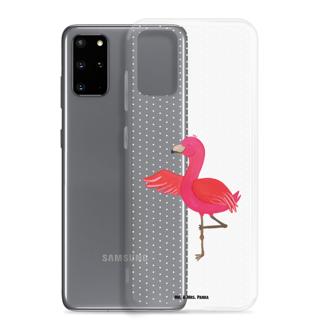 Handyhülle Flamingo Yoga Flamingo, Vogel, Yoga, Namaste, Achtsamkeit, Yoga-Übung, Entspannung, Ärger, Aufregen, Tiefenentspannung Handyhülle, Handycover, Transparente Handyhülle, Flexible Handyhülle, Handyschutz, Transparent, Durchsichtig, Schutzhülle für Handy, Stilvolle Handyhülle, Robuste Handyhülle, Schutz vor Kratzern, Schützende Handyhülle  Flamingo