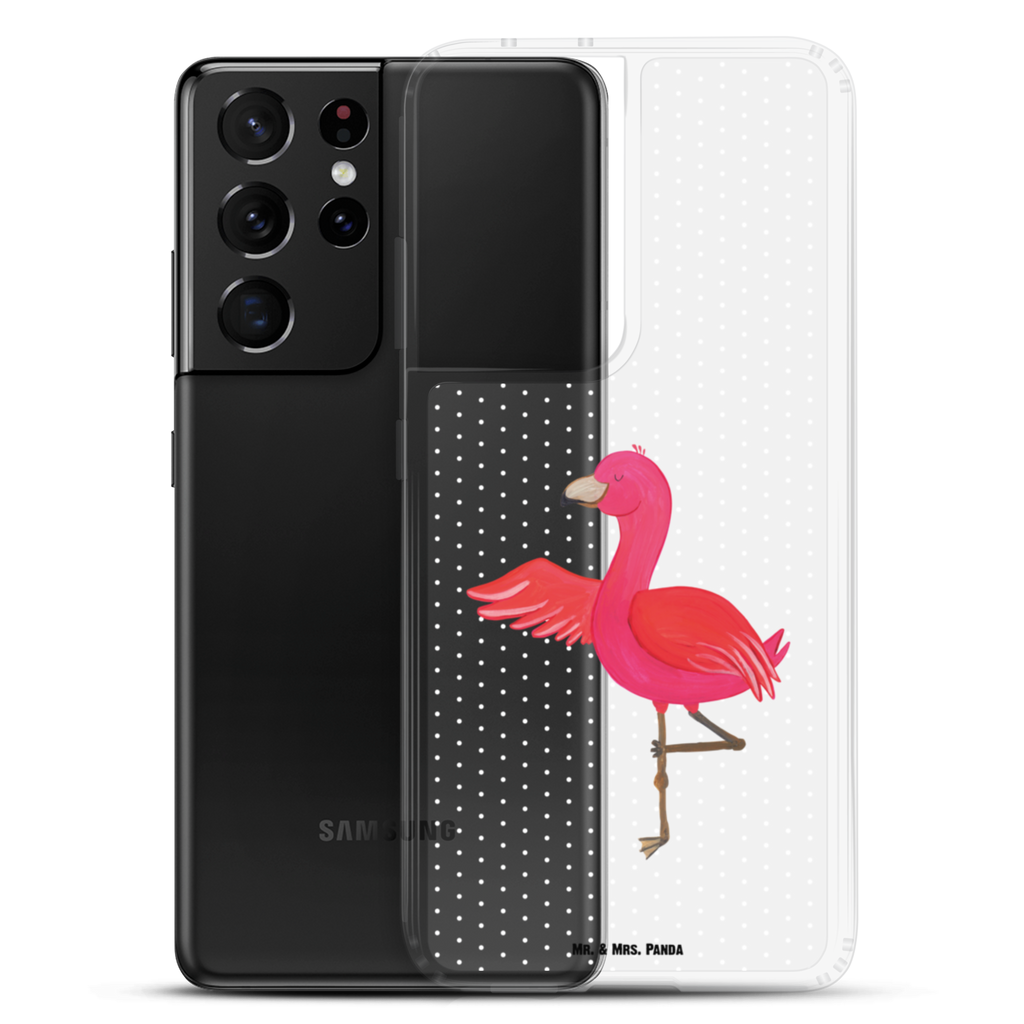 Handyhülle Flamingo Yoga Flamingo, Vogel, Yoga, Namaste, Achtsamkeit, Yoga-Übung, Entspannung, Ärger, Aufregen, Tiefenentspannung Handyhülle, Handycover, Transparente Handyhülle, Flexible Handyhülle, Handyschutz, Transparent, Durchsichtig, Schutzhülle für Handy, Stilvolle Handyhülle, Robuste Handyhülle, Schutz vor Kratzern, Schützende Handyhülle  Flamingo