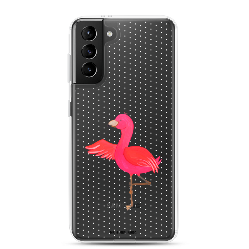 Handyhülle Flamingo Yoga Flamingo, Vogel, Yoga, Namaste, Achtsamkeit, Yoga-Übung, Entspannung, Ärger, Aufregen, Tiefenentspannung Handyhülle, Handycover, Transparente Handyhülle, Flexible Handyhülle, Handyschutz, Transparent, Durchsichtig, Schutzhülle für Handy, Stilvolle Handyhülle, Robuste Handyhülle, Schutz vor Kratzern, Schützende Handyhülle  Flamingo