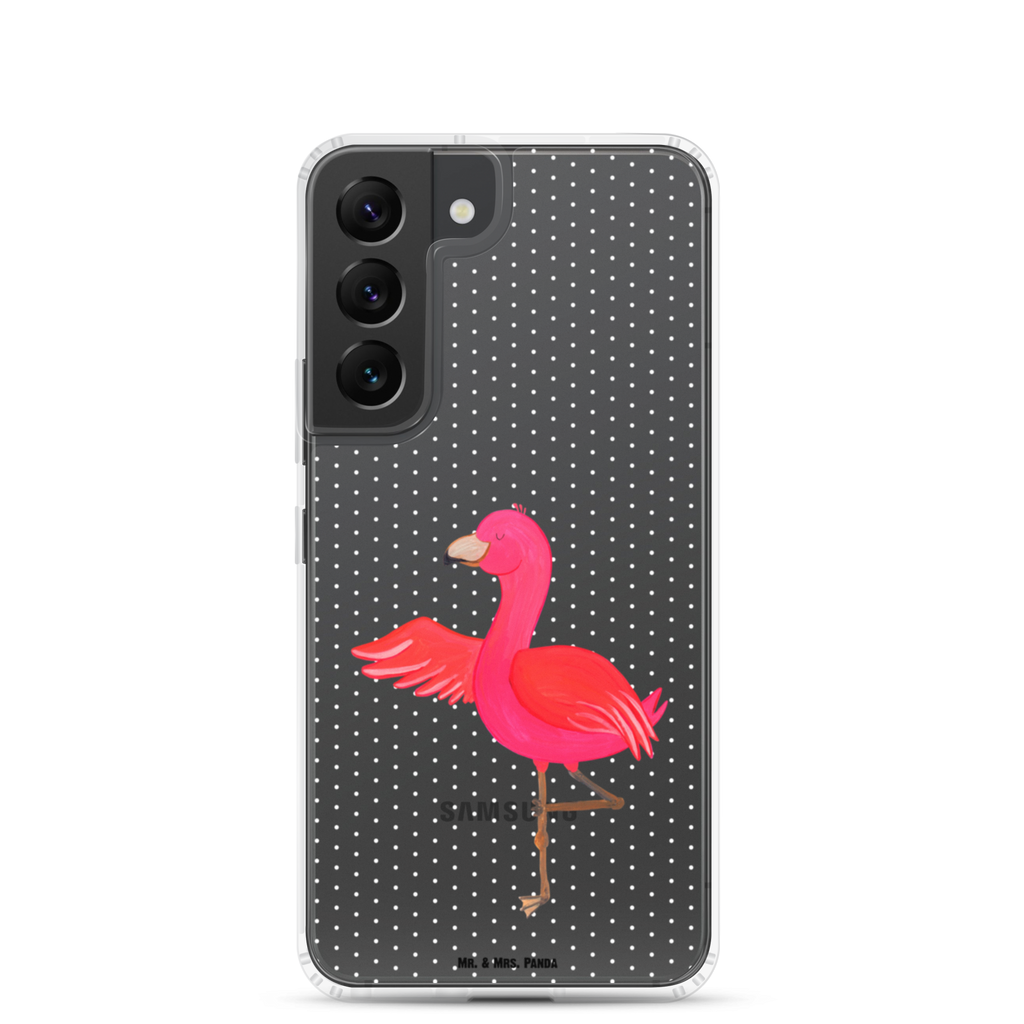 Handyhülle Flamingo Yoga Flamingo, Vogel, Yoga, Namaste, Achtsamkeit, Yoga-Übung, Entspannung, Ärger, Aufregen, Tiefenentspannung Handyhülle, Handycover, Transparente Handyhülle, Flexible Handyhülle, Handyschutz, Transparent, Durchsichtig, Schutzhülle für Handy, Stilvolle Handyhülle, Robuste Handyhülle, Schutz vor Kratzern, Schützende Handyhülle  Flamingo