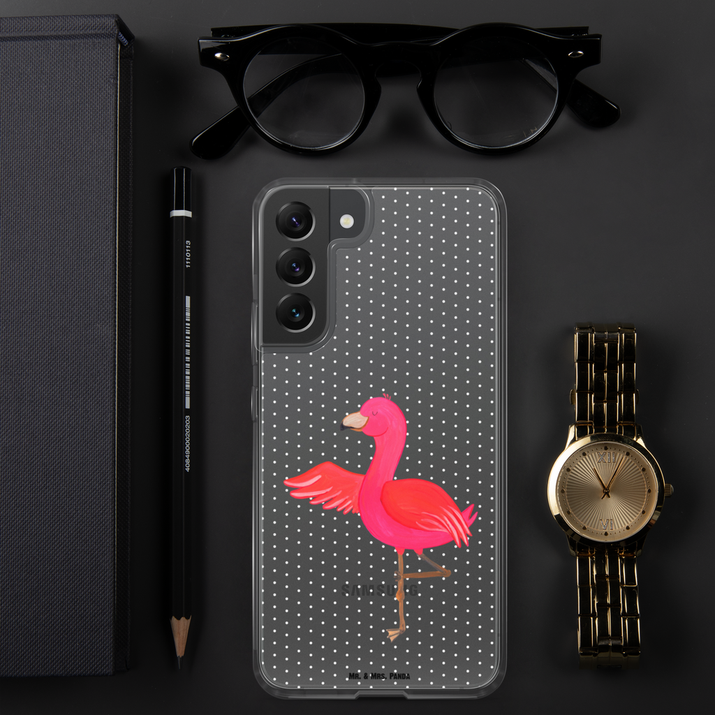 Handyhülle Flamingo Yoga Flamingo, Vogel, Yoga, Namaste, Achtsamkeit, Yoga-Übung, Entspannung, Ärger, Aufregen, Tiefenentspannung Handyhülle, Handycover, Transparente Handyhülle, Flexible Handyhülle, Handyschutz, Transparent, Durchsichtig, Schutzhülle für Handy, Stilvolle Handyhülle, Robuste Handyhülle, Schutz vor Kratzern, Schützende Handyhülle  Flamingo