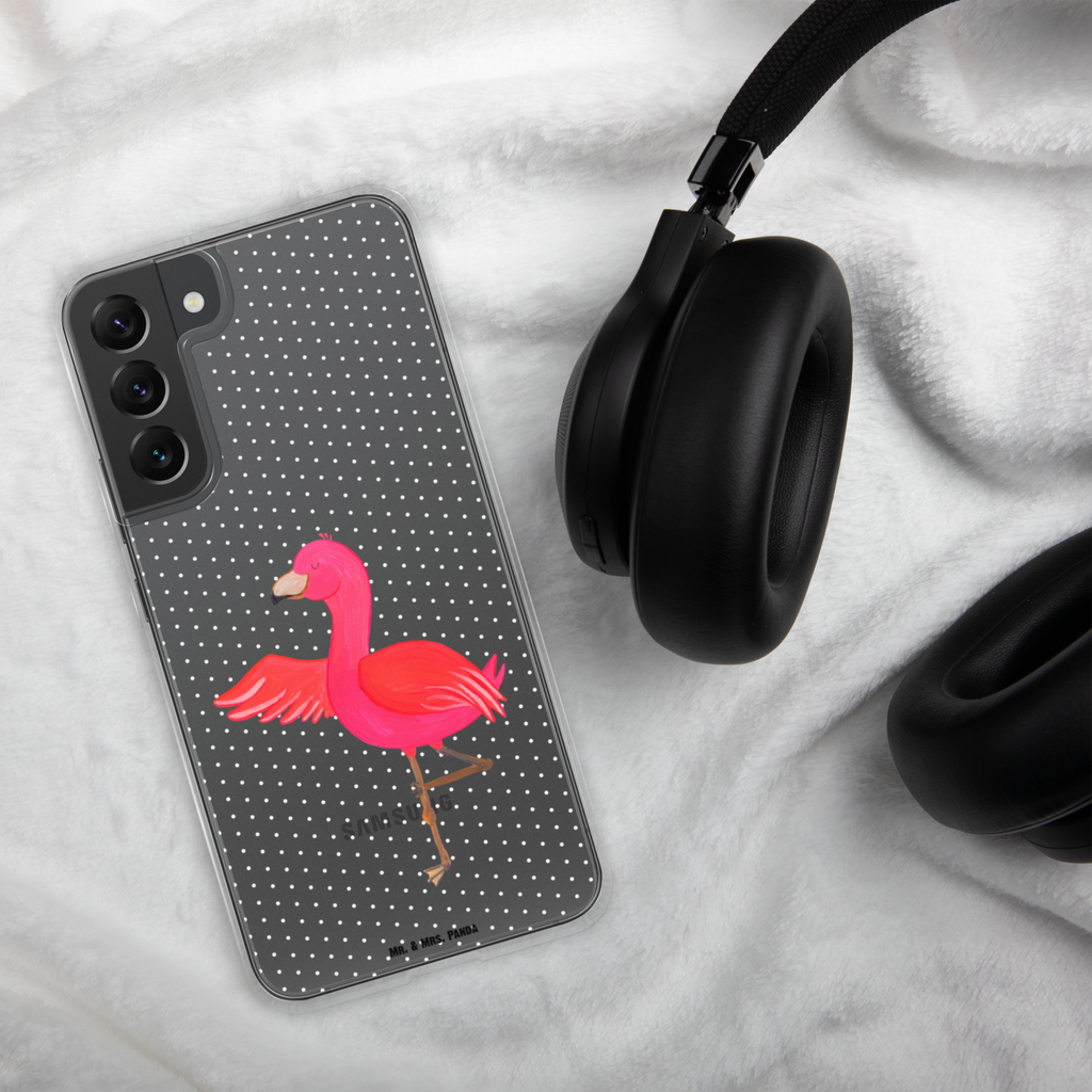 Handyhülle Flamingo Yoga Flamingo, Vogel, Yoga, Namaste, Achtsamkeit, Yoga-Übung, Entspannung, Ärger, Aufregen, Tiefenentspannung Handyhülle, Handycover, Transparente Handyhülle, Flexible Handyhülle, Handyschutz, Transparent, Durchsichtig, Schutzhülle für Handy, Stilvolle Handyhülle, Robuste Handyhülle, Schutz vor Kratzern, Schützende Handyhülle  Flamingo