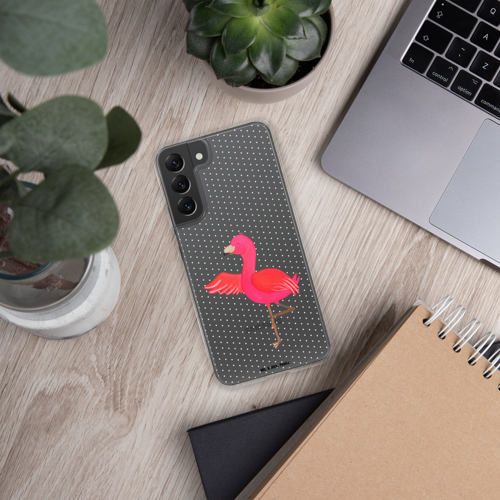Handyhülle Flamingo Yoga Flamingo, Vogel, Yoga, Namaste, Achtsamkeit, Yoga-Übung, Entspannung, Ärger, Aufregen, Tiefenentspannung Handyhülle, Handycover, Transparente Handyhülle, Flexible Handyhülle, Handyschutz, Transparent, Durchsichtig, Schutzhülle für Handy, Stilvolle Handyhülle, Robuste Handyhülle, Schutz vor Kratzern, Schützende Handyhülle  Flamingo