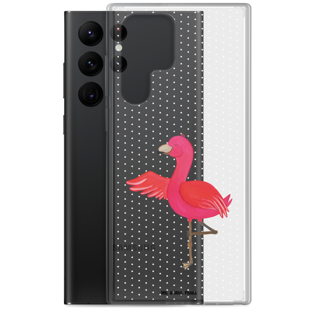 Handyhülle Flamingo Yoga Flamingo, Vogel, Yoga, Namaste, Achtsamkeit, Yoga-Übung, Entspannung, Ärger, Aufregen, Tiefenentspannung Handyhülle, Handycover, Transparente Handyhülle, Flexible Handyhülle, Handyschutz, Transparent, Durchsichtig, Schutzhülle für Handy, Stilvolle Handyhülle, Robuste Handyhülle, Schutz vor Kratzern, Schützende Handyhülle  Flamingo