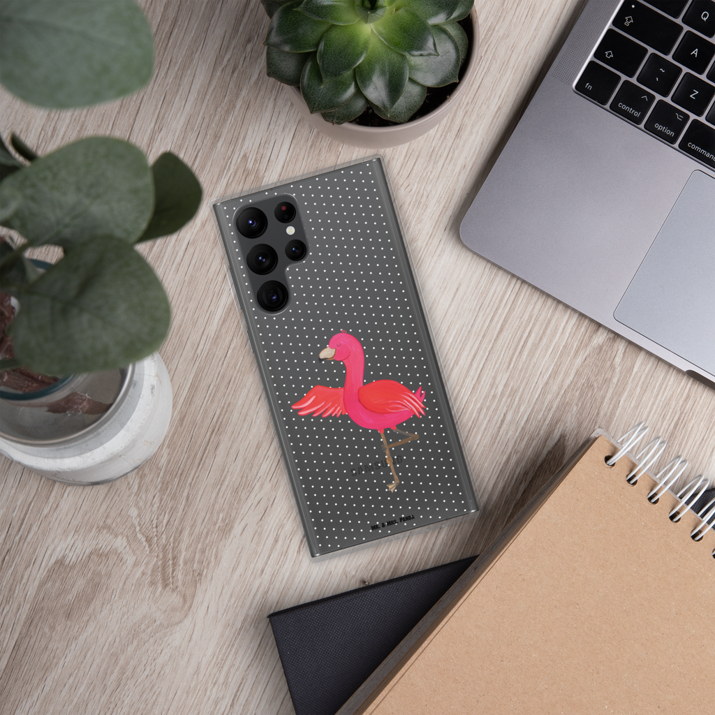 Handyhülle Flamingo Yoga Flamingo, Vogel, Yoga, Namaste, Achtsamkeit, Yoga-Übung, Entspannung, Ärger, Aufregen, Tiefenentspannung Handyhülle, Handycover, Transparente Handyhülle, Flexible Handyhülle, Handyschutz, Transparent, Durchsichtig, Schutzhülle für Handy, Stilvolle Handyhülle, Robuste Handyhülle, Schutz vor Kratzern, Schützende Handyhülle  Flamingo