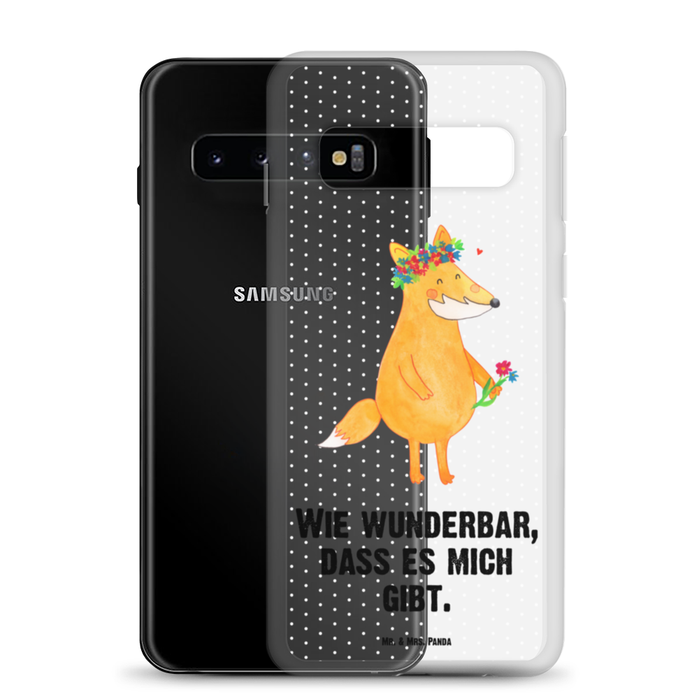 Handyhülle Fuchs Blumenliebe Fuchs, Füchse, Fox, Liebe, Freundin, Fuchsmädchen, Blumenmädchen, Freundinnen, Liebesbeweis, Blume, Blumen, Motivation, Freude, ich, mich, Selbstliebe, Freude Handyhülle, Handycover, Transparente Handyhülle, Flexible Handyhülle, Handyschutz, Transparent, Durchsichtig, Schutzhülle für Handy, Stilvolle Handyhülle, Robuste Handyhülle, Schutz vor Kratzern, Schützende Handyhülle  Fuchs