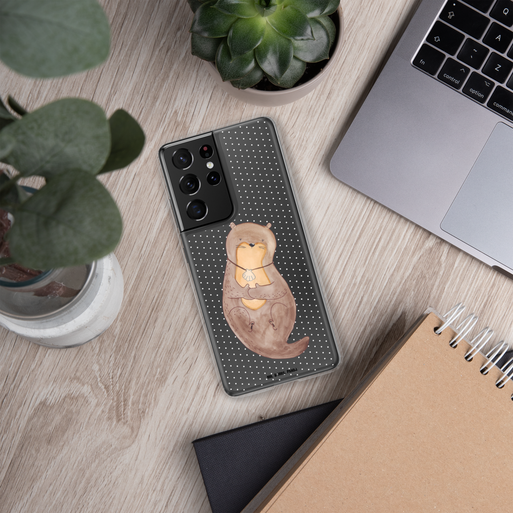 Handyhülle Otter mit Muschelmedaillon Otter, Otterliebe, Seeotter, grübeln, träumen, Motivation, Tagträumen, Büro	 Handyhülle, Handycover, Transparente Handyhülle, Flexible Handyhülle, Handyschutz, Transparent, Durchsichtig, Schutzhülle für Handy, Stilvolle Handyhülle, Robuste Handyhülle, Schutz vor Kratzern, Schützende Handyhülle  Otter,  Fischotter,  Seeotter