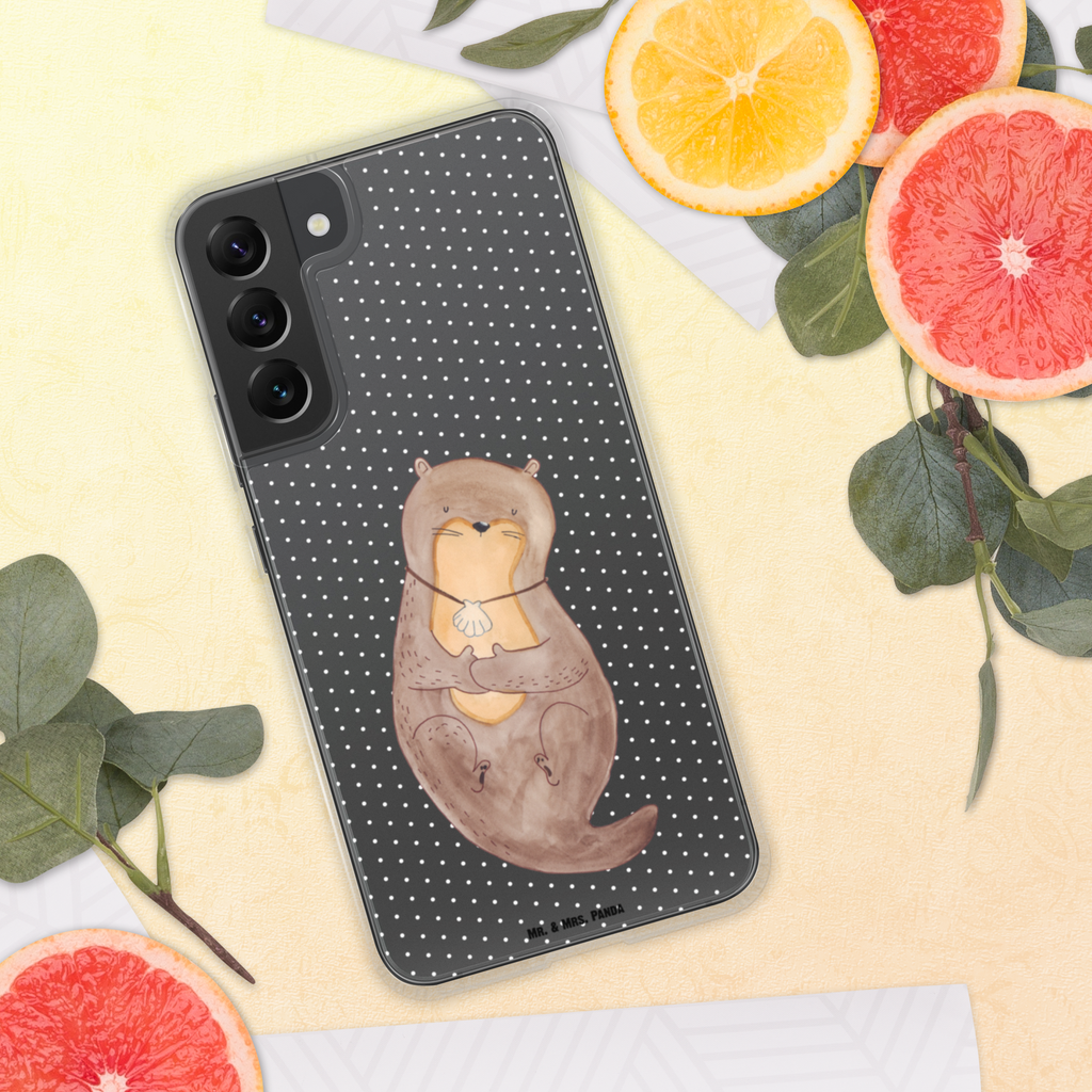 Handyhülle Otter mit Muschelmedaillon Otter, Otterliebe, Seeotter, grübeln, träumen, Motivation, Tagträumen, Büro	 Handyhülle, Handycover, Transparente Handyhülle, Flexible Handyhülle, Handyschutz, Transparent, Durchsichtig, Schutzhülle für Handy, Stilvolle Handyhülle, Robuste Handyhülle, Schutz vor Kratzern, Schützende Handyhülle  Otter,  Fischotter,  Seeotter